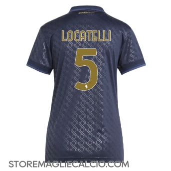Juventus Manuel Locatelli #5 Maglia Gara Terza Repliche 2024-25 Donna